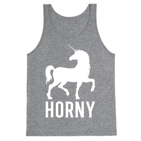 Horny Unicorn Tank Top